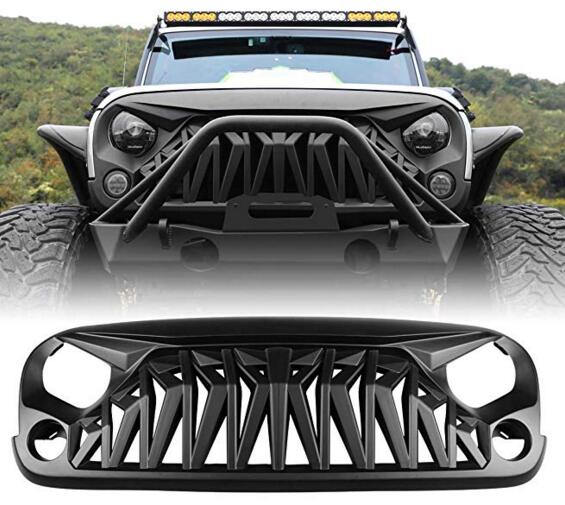 On Sale: Jeep Wrangler JK ABS Armor Style High Flow Front Grill Grille  matte black - Jeep Wrangler Angry Grilles - Jeep Wrangler Offroad  Accessories & Parts in Brisbane