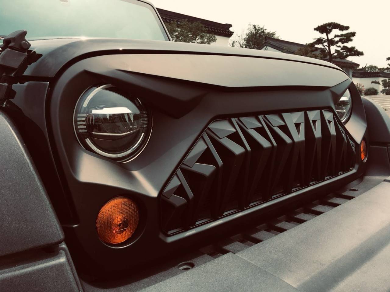 On Sale: Jeep Wrangler JK ABS Armor II Style Front Grill matte black 1038 - Jeep  Wrangler Angry Grilles - Jeep Wrangler Offroad Accessories & Parts in  Brisbane