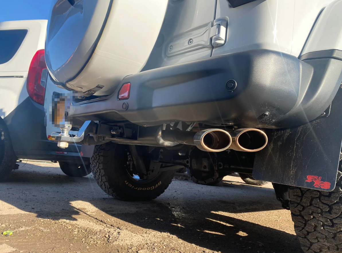 Jeep Wrangler JL Black Series Flow Dual Side Twin Exhaust  (Stainless steel)