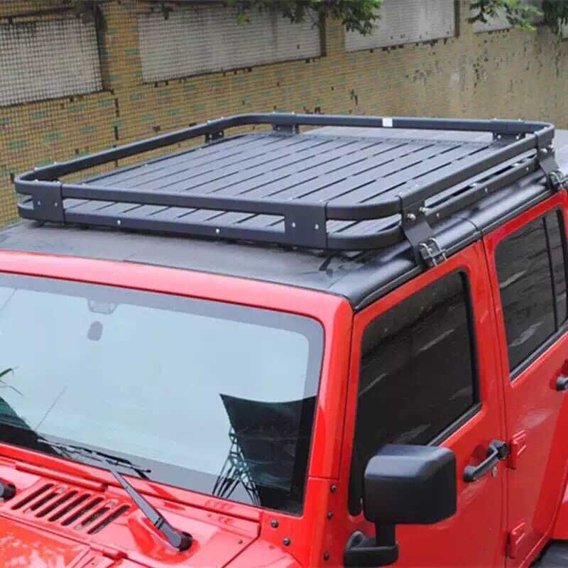 On Sale: Light-weight Aluminium Roof Rack Gutter-mounted for Jeep Wrangler  JK (4 Door) - Jeep Wrangler Roof Racks - Jeep Wrangler Offroad Accessories  & Parts in Brisbane