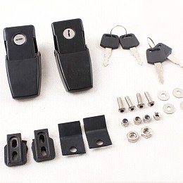 Image of a Jeep Wrangler Jeep Wrangler JK Bonnet Hood Lock Catch Kit With Key And lock