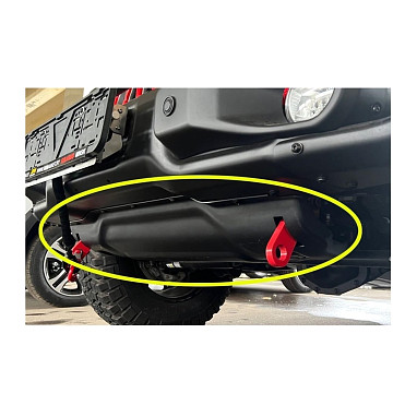 Heavy Duty Skid Plate for 10th Anniversary Style Bumper for JL/JT with hook holes