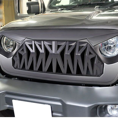 Image of a Jeep Wrangler Angry Grilles Jeep Wrangler JL &JT Angry Grille JL1111