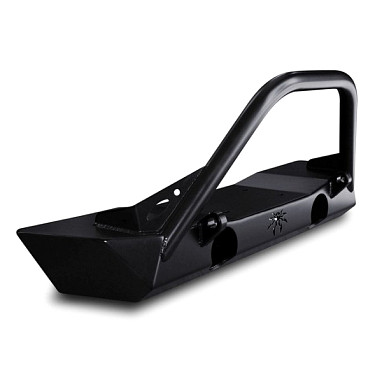 Image of a Jeep Wrangler Front Bumpers Jeep Wrangler JK  Poison Spyder Style Steel Front Winch Bull Bar 2015