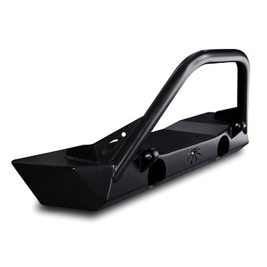 Image of a Jeep Wrangler    Jeep Wrangler JK  Poison Spyder Style Steel Front Winch Bull Bar 2015