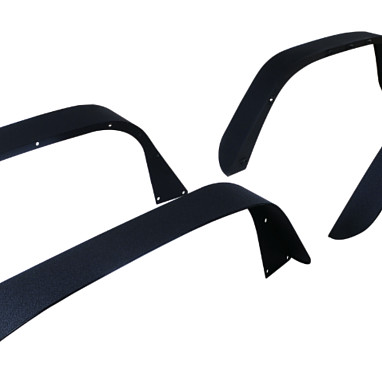 Image of a Jeep Wrangler JEEP Gladiator JT Parts   Jeep Gladiator JT  Flat Style Aluminum Front & Rear Fender Flares 