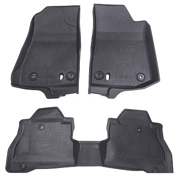 Image of a Jeep Wrangler JEEP Gladiator JT Parts  Jeep Gladiator JT 2018+ Floor Mats