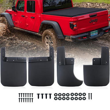 Image of a Jeep Wrangler Accessories Jeep Gladiator JT  Mud Guard  4 pcs