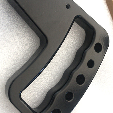 Image of a Jeep Wrangler  Jeep JK Wrangler 07~17 Pair Black aluminum Front Grab Handle Grip Accessory