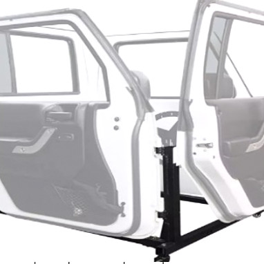 Image of a Jeep Wrangler  Jeep Wrangler  JK Half door bracket