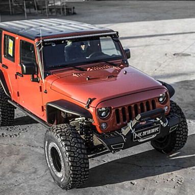 Image of a Jeep Wrangler  Jeep Wrangler JK PS Style Set of Flares Extra wide (Front 10.75 inch, Rear 8 inch)