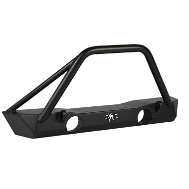 Image of a Jeep Wrangler    Jeep Wrangler JK  Poison Spyder Style Steel Front Winch Bull Bar