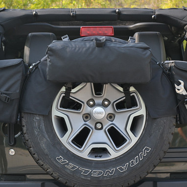 Image of a Jeep Wrangler Accessories Jeep Wrangler JK  Spare Tire Storage Bag J309