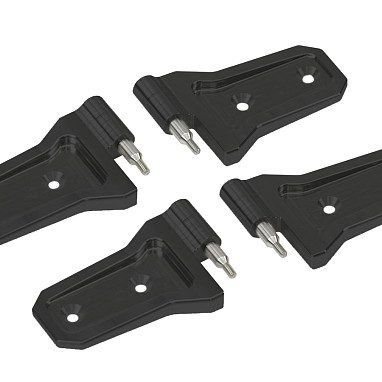 Image of a Jeep Wrangler NEW JEEP JL PARTS Jeep Wrangler JL 2018+  Door Hinges 4 door (8 pcs/set)