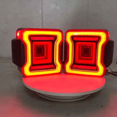 Image of a Jeep Wrangler  Jeep Wrangler JL Tunnel Effect Tail Light 5009 (Pair)
