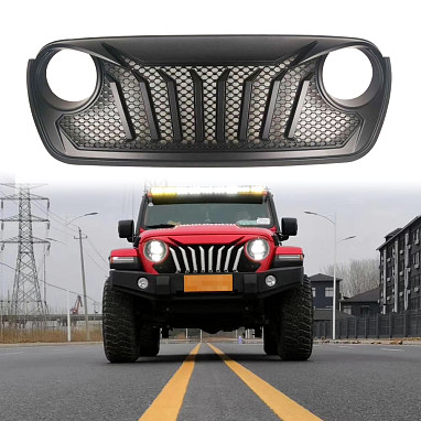 Image of a Jeep Wrangler Angry Grilles Jeep Wrangler JL  Angry Grille JL1071