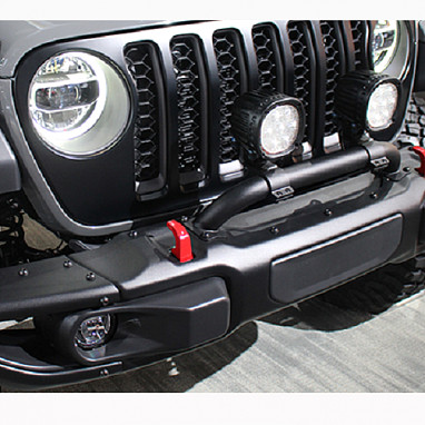 Image of a Jeep Wrangler NEW JEEP JL PARTS 10th Anniversary Mopar Rubicon Style Front Bumper (Parking Sensor compatible, Low U-Bar) for Jeep Wrangler JL & Gladiator JT 