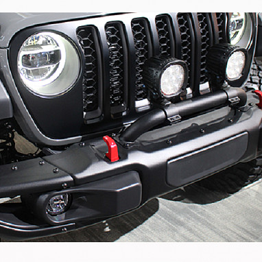 Image of a Jeep Wrangler JEEP Gladiator JT Parts   10th Anniversary Mopar Rubicon Style Front Bumper (Parking Sensor compatible, Low U-Bar) for Jeep Wrangler JL & Gladiator JT 