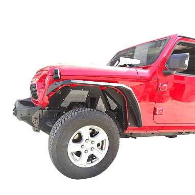 Image of a Jeep Wrangler Wheel Arch Flares Jeep Wrangler JL  Vented Front Inner Front Fender Flares (Set)