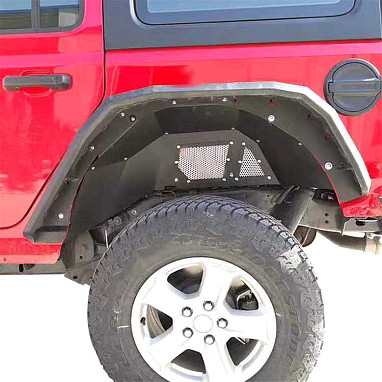 Image of a Jeep Wrangler Wheel Arch Flares Front Inner Rear Vented Fender Flares (Set) for Wrangler JL