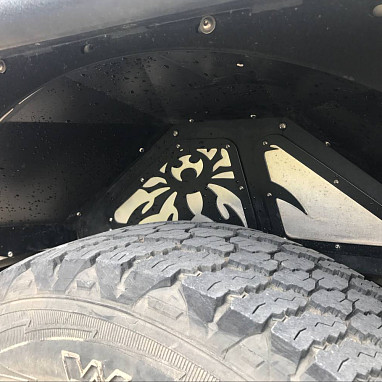 Image of a Jeep Wrangler  PS Style Vented Rear Inner  Rear Fender Flares