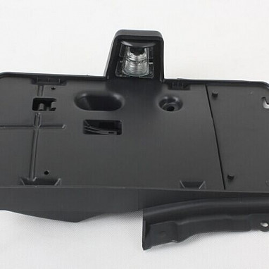 Image of a Jeep Wrangler Lights And Mirrors  Rear License Plate Holder Frame