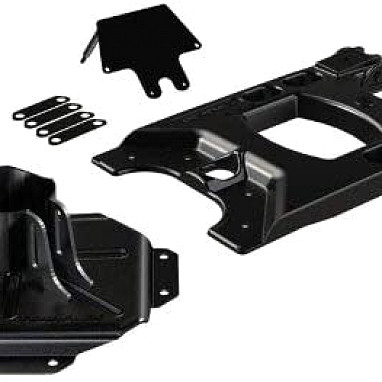 Image of a Jeep Wrangler Rear Bar Jeep Wrangler Jk T-FLEX HD Style Hinged Rear Spare Wheel Carrier