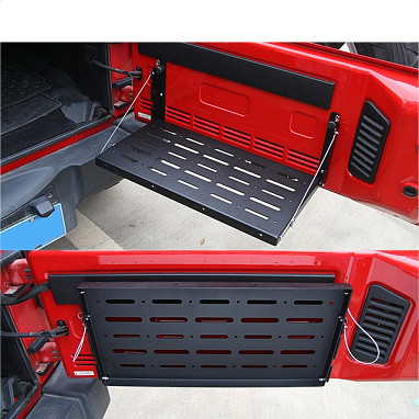 Image of a Jeep Wrangler Accessories Jeep Wrangler JK Tailgate Foldable Table