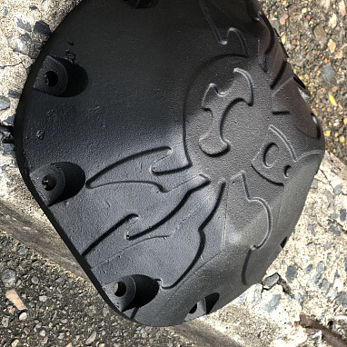 Image of a Jeep Wrangler  Poison Spyder Style Dana 30 Differential Cover / Diff Cover