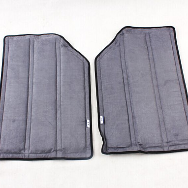 Image of a Jeep Wrangler Interior   Jeep Wrangler JK  (11-17)   2 Door Hardtop HEAT Insulation Kit 4 Pieces (Black color) 