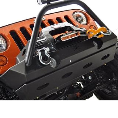 Image of a Jeep Wrangler Brackets Jeep Wrangler PS Style Front Skid Plate Under Cover Engine Guard Board