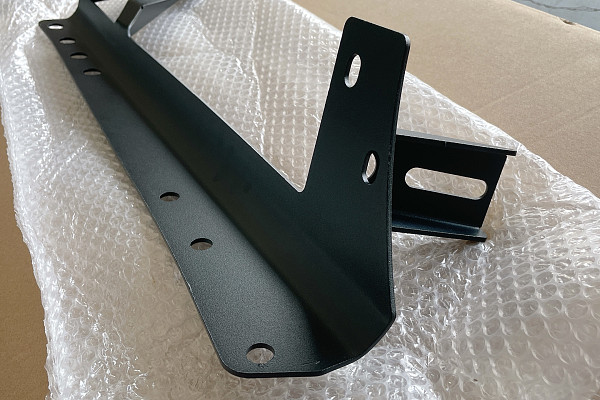 Picture of a Jeep  Wrangler JK 52 inch Mounting Brackets with A-Pillar Light Mounting Holder for LED lights bar   (Pair) Number 3