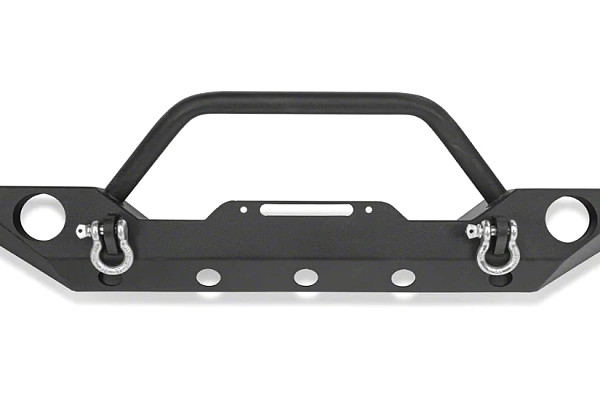Picture of a Jeep Wrangler JK   Barricade Trailforce Style Steel Front Winch Full width Bull Bar 2046 Number 2