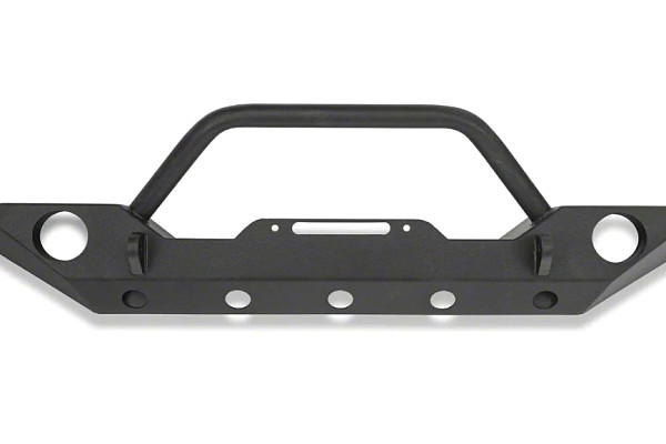 Picture of a Jeep Wrangler JK   Barricade Trailforce Style Steel Front Winch Full width Bull Bar 2046 Number 3