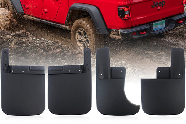 Picture of a Jeep Gladiator JT  Mud Guard  4 pcs Number 1