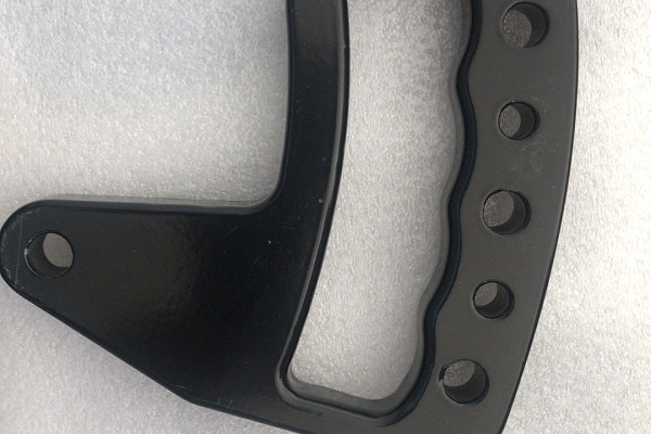 Picture of a Jeep JK Wrangler 07~17 Pair Black aluminum Front Grab Handle Grip Accessory Number 2