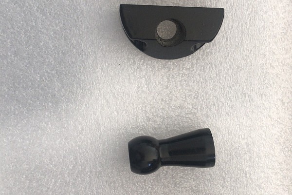 Picture of a Jeep JK Wrangler 07~17 Pair Black aluminum Front Grab Handle Grip Accessory Number 4