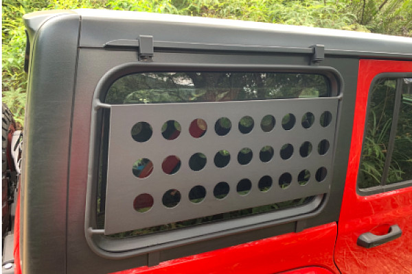 Picture of a Jeep JL Wrangler JL Side Window Armor Aluminum Alloy for   Pair  Number 4
