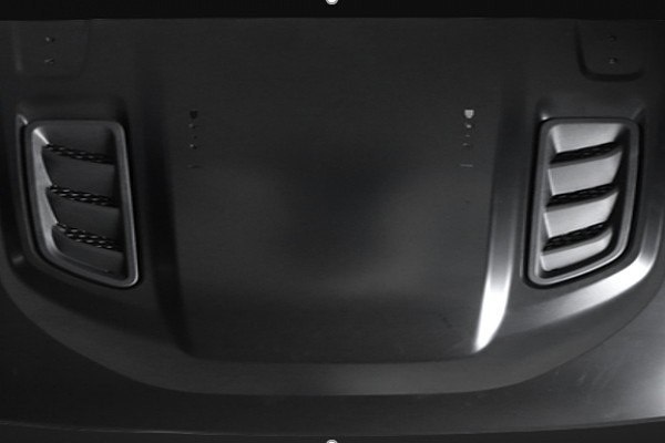 Picture of a Jeep Wrangler JL Mopar Style Vented Steel Bonnet  2018+