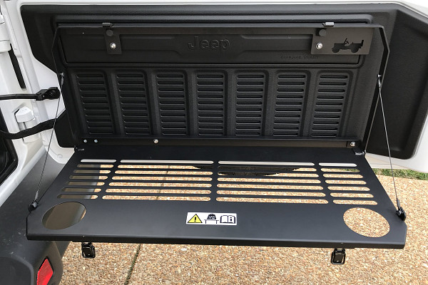 Picture of a Jeep Wrangler 2019+ JL Tailgate Foldable Table Number 6