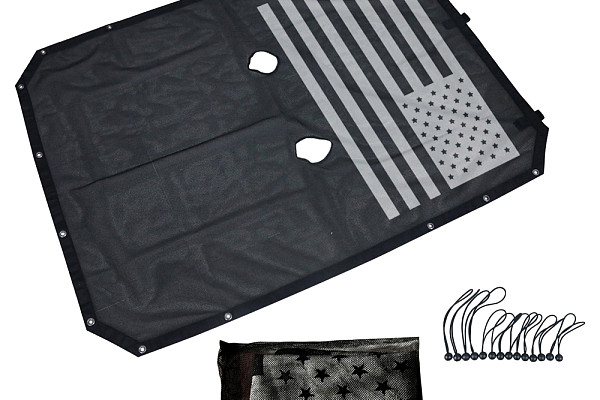 Picture of a Jeep Wrangler  JK 4 Door Shade Net J260-3 Number 5
