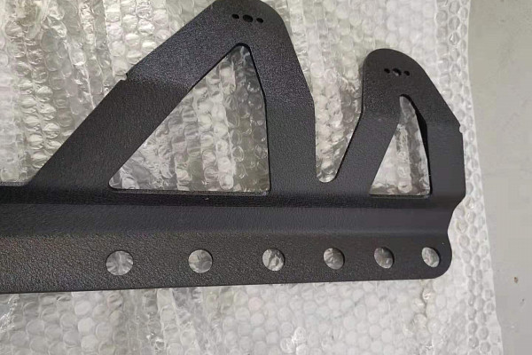 Picture of a Jeep  Wrangler JK 50 inch Mounting Double Brackets for LED lights bar