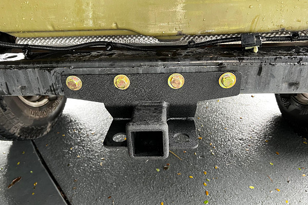 Picture of a Jeep Wrangler JK Long Style Steel Rear Bumper Bar with Lights and Tow Bar basekit Number 3