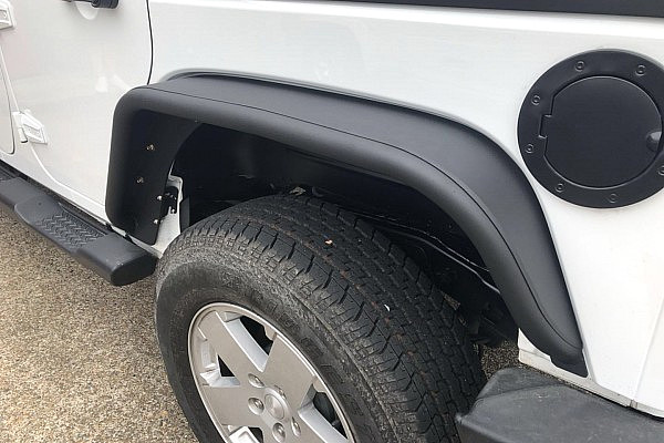 Picture of a Jeep Wrangler JK PS Style Set of Flares Extra wide (Front 10.75 inch, Rear 8 inch)
