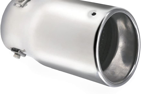Picture of a Jeep Wrangler JK Stainless Steel Exhaust  Muffler Tip  Number 4