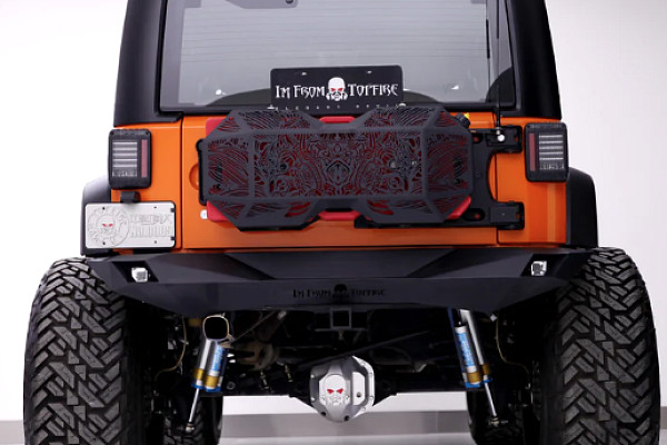Picture of a Jeep  Wrangler JK TF Blade II  Stylish Rear Bar  with lights (steel) Number 4
