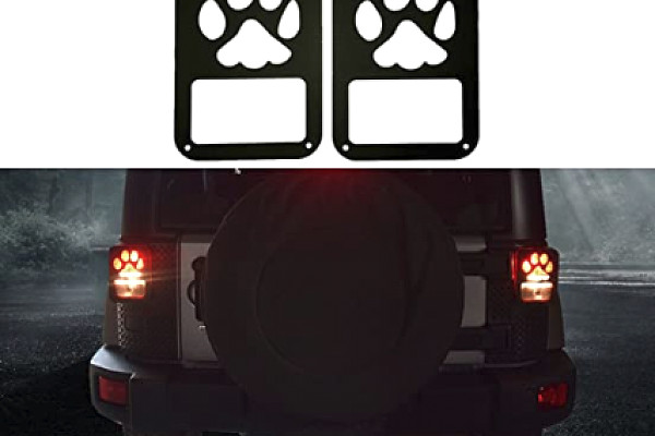 Picture of a Jeep  Wrangler JK Taillight guard (Jeep grille) Number 1