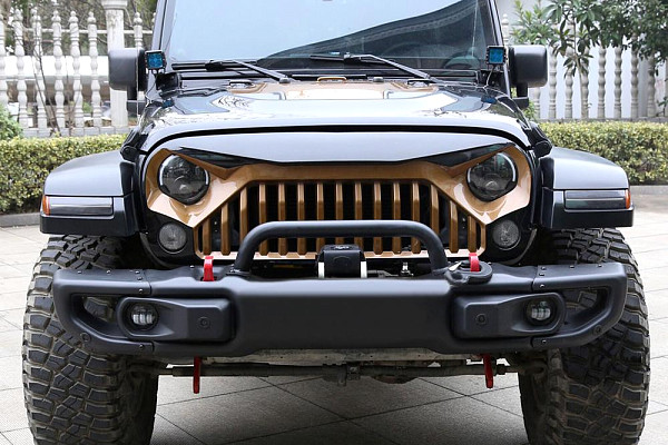 Picture of a Jeep Wrangler JK  Upgrade to JL Front Fender flares with Led lights and inner fender kit (pair of front only) Number 6