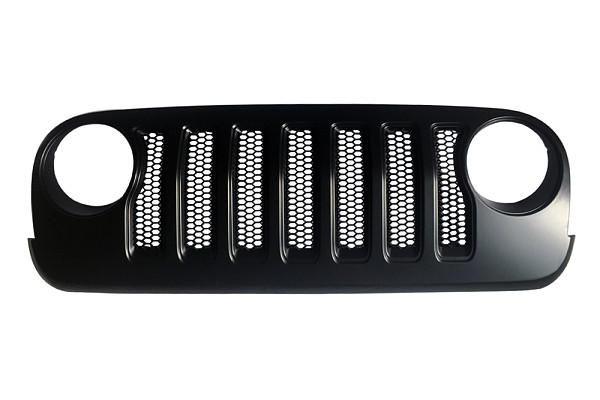 Picture of a Jeep Wrangler JK  Upgrade to JL Style  Grille with Mesh  (JK only)