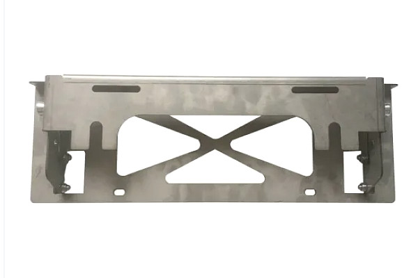 Picture of a Jeep Wrangler JL  Front Bar License Plate Mounting Bracket Number 1